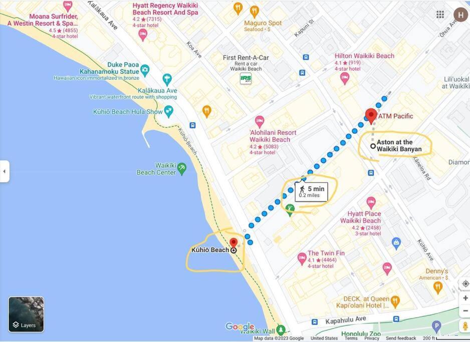 Huge Patio Washerdryer 1 Bedroom Banyan Free Parking 5 Min To Beach Гонолулу Экстерьер фото